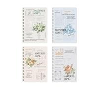 A5- Retro British Coil Notebook Simple Student Loose-Leaf Notebook-Plant Manor