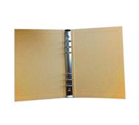 A5 Ring Binder, 7x9 Inch Empty 6 Ring Binder, Vintage Craft Paper A5, Minimalist & DIY Friendly 6 for School, Office