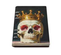 A5 Ring Binder Notebook with 90 Sheets, Elegant Leather PU Cover, Victorian Art Notebook Refillable Loose Leaf Planner for Notes, Journal, Office, Gift