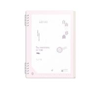 A5 Scrubs/Twill Detachable Loose-Leaf Book with Overture Thickening Notebook -B5/60 Sheets-Horizontal Line -C (Twill)