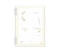 A5 Scrubs/Twill Detachable Loose-Leaf Book with Overture Thickening Notebook -B5/60 Sheets-Horizontal Line -B (Twill)