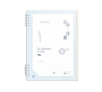 A5 Scrubs/Twill Detachable Loose-Leaf Book with Overture Thickening Notebook -B5/60 Sheets-Horizontal Line -A (Twill)