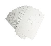 A5 Seeded Craft Paper 10 Sheets Mixed Wildflower Seeds 200GSM Plantable NATURAL NATION