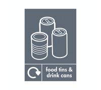 A5 Sign Food Tins And Drink Cans PK5