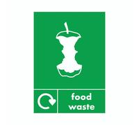 A5 Sign Food Waste Pack Of 5