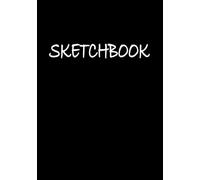 A5 Sketchbook / Sketch Pad: Blank Paper A5 Sketch Book, 110 Pages, 90gsm, White | Drawing Pad for Kids Children Young Artists Adults | Plain Sketch ... Colouring, Painting, Sketching - Black