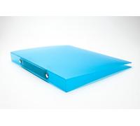 A5 Slim Blue Translucent Ringbinder by Janrax