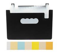 A5 Small Clipboard Multi Function Coupon Organizer Pp Black