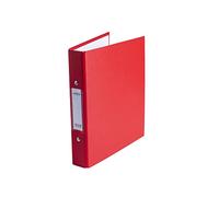 A5 Small Red Paper Over Board Ring Binder by Janrax - Office, School Document Supplies