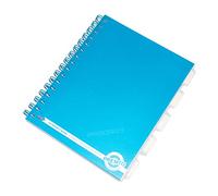 A5 Spiral Project Book 125 Sheet (Bright Blue)