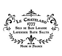 A5 Stencil Shabby Chic, French Vintage, Reusable 125 Micron Mylar (157)
