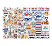A5 Sticker Sheet Groningen Landmarks Vinyl Stickers - Netherlands Dutch Stamps Skyline Flag Travel Holiday City Scrapbook Aesthetic #80479