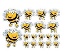 A5 Sticker Sheet Happy Bees Vinyl Stickers - Bee Bug Insect Kids Animals Scrapbooking Decoration Label Friend Girls Boys Aesthetic #5346