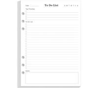 A5 To Do List 6 Hole