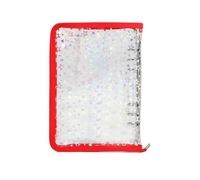 A5 Transparent Binder - Refillable Paper Organizer with Zipper Pocket, Lightweight Document Folder Tool, Portable Clear Storage, Teachers Accessory for Students and Daily Planning