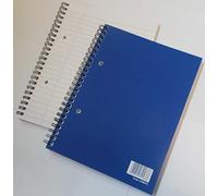 Valuex ValueX A5 Wirebound Laminated Notebook Ruled 100 Pages Blue (Pack 5)