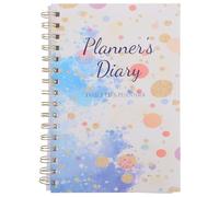 A5 Undated Budget Planner Spiral Bound Paper Ledger Notebook