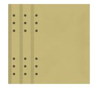 A5 Vintage Blank Refills Paper, 6 Hole A5 Blank Paper for Filofax Planner, Organizer, Binders, 6 Hole Punched Planner Inserts, Vintage, Total 300 Sheets/600 Pages, Blank Paper, 5.8 X 8.25 Inch