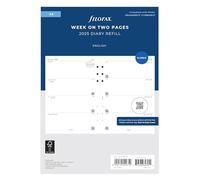 Filofax A5 Week on Two Pages 2025 Personal Organiser Insert