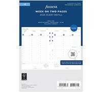 A5 Week on two pages English column format 2025