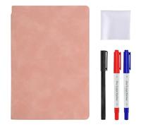 A5 Whiteboard Notebook, Desktop Whiteboard Set with Portable Design, Ideal for Office Meetings and Classroom Teaching, with Writing Pens and Cleaning Cloths