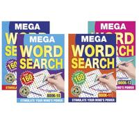A5 Word Search Puzzle Book Asst 1 Brain Teasing Activity Book Travel-Friendly Word Games, Educational Learning & Stress Relief Puzzles