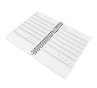 A5 Workout Notebook Fitness Journal for Gym Routine Planning | Metal Coil Binding, Paper Pages, Portable Note Taking, Body Measurements, School Study Areas