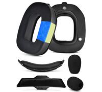 A50 Gen 3 Mod Kit - defean Replacement Earpads and Headband Compatible with Astro A50 Gen 3 Headset,Ear Cushions, Upgrade High-Density Noise Cancelling Foam, Added Thickness (Black Silky Cool Fabric)