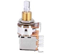 A500K Electric Guitar Linear Potentiometer Push Button Switch Pot Copper Material Tone Control for Electric Guitar Bass Repair Transformation