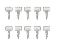 A5160 10Pcs Ignition Key 91A07-01910 Compatible with Caterpillar Engine Compatible with Mitsubishi Forklift