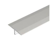 A54 13mm Anodised Aluminium Threshold Trim T Bar Transition Strip For Tiles - Silver, 1.0M