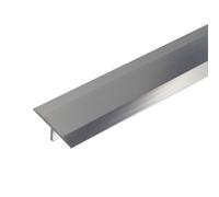 A55 18mm Anodised Aluminium Threshold Trim T Bar Transition Strip For Tiles - Electro Polished, 1.0M