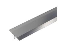 A55 18mm Anodised Aluminium Threshold Trim T Bar Transition Strip for Tiles - Electro Polished, 2.5m