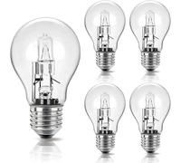 A55 Halogen Lamp LED 5Pack Vintage Old Fashioned Bulb Dimming Halogen Tungsten Bulb E27 Screw AC220-240V 28W 42W 53W 70W 100W E27-5Pack