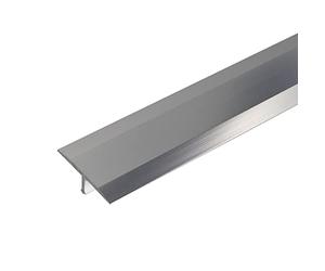A56 26mm Anodised Aluminium Threshold Trim T Bar Transition Strip for Tiles - Electro Polished, 1.0m