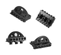 A57T String Locking Nut Set Six String Guitar Bridge Accessories Black Generic Acoustic Guitar Bridge