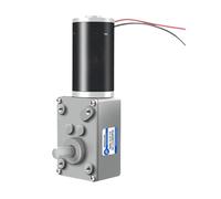 A58SW31ZY DC 12V 24V Worm Geared electronic starter 7-470rpm High Torque D Shaft electronic starter 8mm Shaft Rotating Table Door Self-lock 70kg.cm 6.5A IINKUEYK(24V,80 RPM)