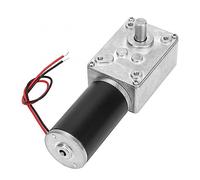 A58SW31ZY DC 12V 24V Worm Geared Motor 7-470rpm High Torque D Shaft Motor 8mm Shaft Rotating Table Door Self-lock 70kg.cm 6.5A 1Pcs(260RPM,12V)