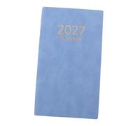 A6 2027 Daily Planner Notebook with Colour Tabs and Half Page Layout