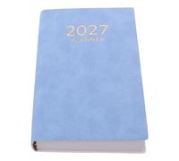 A6 2027 Daily Weekly Planner Book with Color Monthly Tabs | Paper PU Cover, Portable Size for Travel, Appointments and Project Planning, Elegant Modern Accents