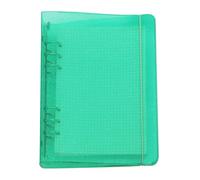 A6/ A5 6-Holes Colorful PP Cover Round Ring Binder Personal Organizer for Loose Leaf Sheet Refill Notebook/DIY Scrapbooking (Ming Green, A6 Mini Set)
