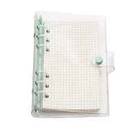A6 A5 6-Holes Colorful PVC Cover Round Ring View Binder with Snap Button Closure File Folder (Holiday, A6 mini Set)
