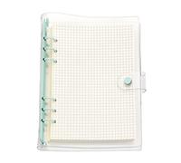 A6 A5 6-Holes Colorful PVC Cover Round Ring View Binder with Snap Button Closure File Folder (Holiday, A5 mini Set)