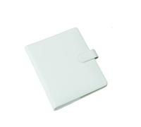 A6 A7 Handbook Multi-Function Color Matching Square Loose-Leaf Card Book Office Stationery(Only cover green,A7)