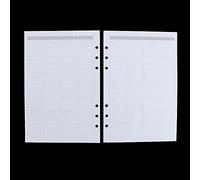 A6 A7 Loose Leaf Paper Refill - 45 Sheets Planner Insert for Weekly Monthly To-Do List, 5.5mm Hole Punch, Diary Notebook Refill Paper(A6-Monthy Plan)