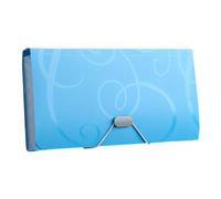 A6 Accordian File Folder Bill Organizer 13 Pockets Expanding File Case with Waterproof Cover Accordion Document Organizer Comes with Sticker Sheet for Home Office School