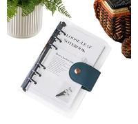 A6 Binder Planner - A6 Budget Rahinder, Transparent 6 Planner Ring | Planner Notebook, Annual Notepad for Health Activities in Matters of Reading Cleaning for Holidays