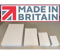 A6 British Made White Matt Self Adhesive Paper Blank Stickers Parcel Address Sticky Labels Sheets (2000)