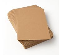 A6 Brown Kraft Card Blanks - 300gsm, 50-Pack - DIY Wedding Invitations, Postcards, Gift Tags, Notecards - Eco-Friendly & Recyclable