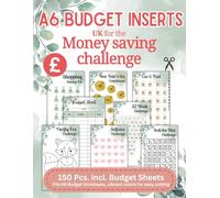 A6 Budget Inserts UK: for the Money Saving Challenge I Fits the A6 Budget Folder I Incl. A6 Budget Sheets I Colorful and varied Sheets to cut out